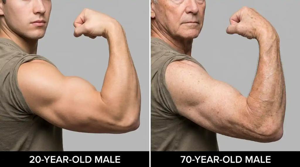 Pohyb sval ve 20 a po 50